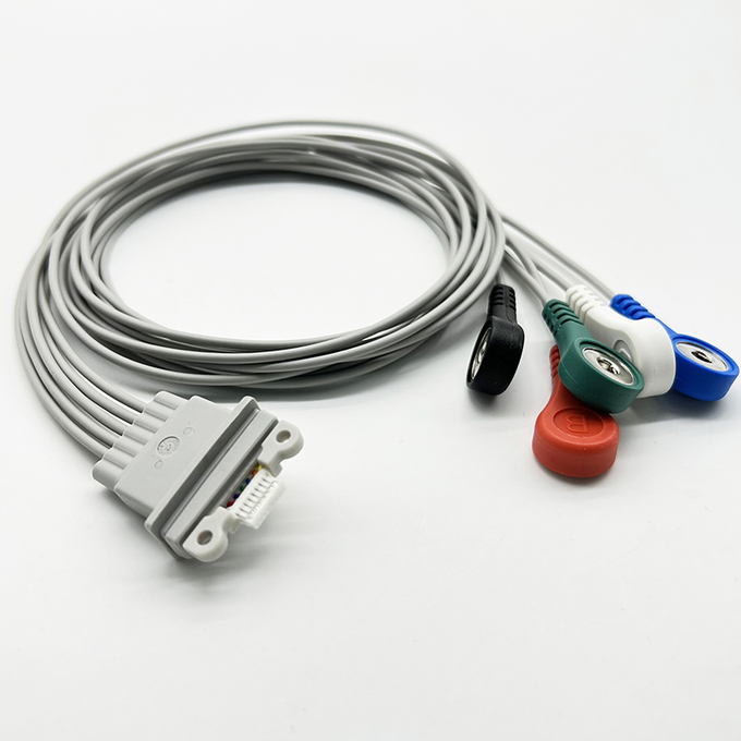 Schiller Plus 5 lead holter ECG cable for AR12 Plus AR4 Plus FD5 0