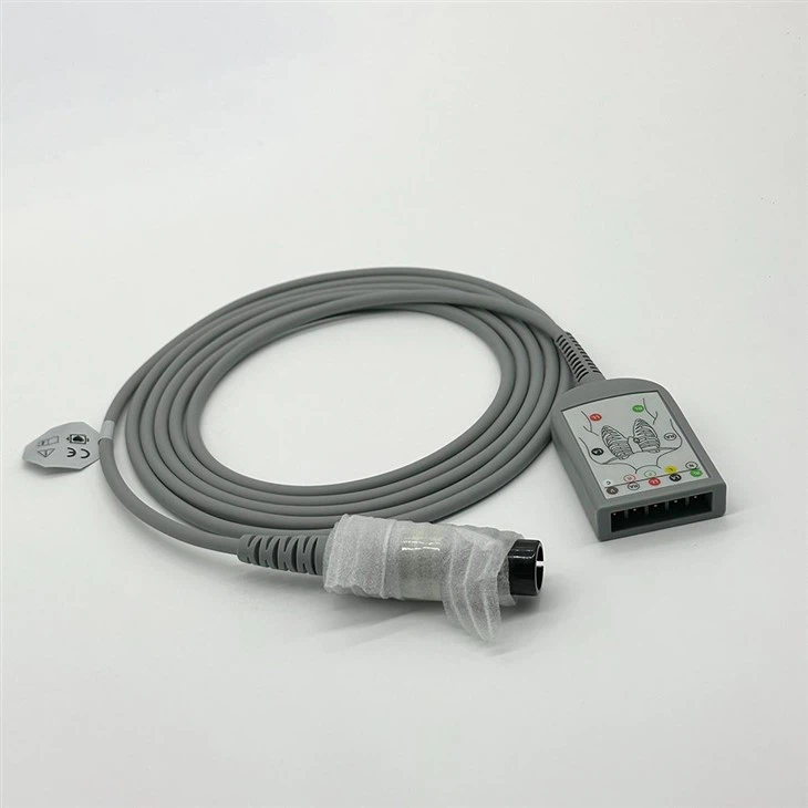 EDAN ECG Trunk Cable AHA/IEC 6-Pin 2.7M ET05DGS061
