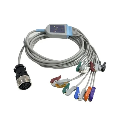 Yhteensopiva Mortara Quinton EKG -kaapeli 10-AHA-johtopidike
