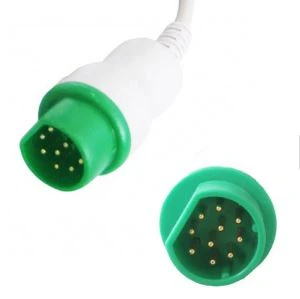 Drager 10pin 5lead EKG -kaapeli, jossa AHA Grabber