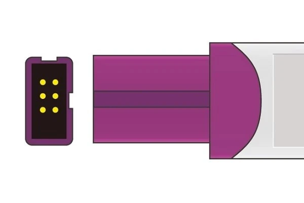 Lohmeier M010 6-Pin Pediatric Soft Spo2 Sensor