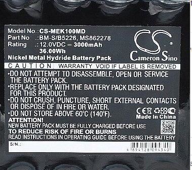 Siemens 3000mAH ladattava akku 12V