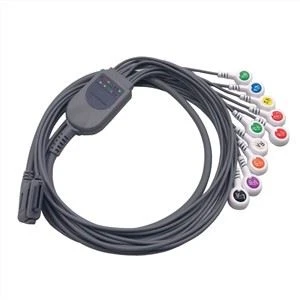 EKG Holter -kaapeli 10-johtoiset snapsit IEC Biolightille