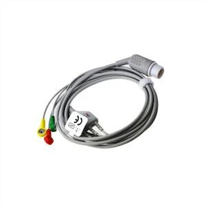 Philips 8Pin EKG-kaapeli Leadwire 3 Leads Snap